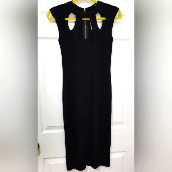 plus size bodycon dress with sleeves Casual Y2K PMD Vogue Cover Graphic Bodycon Midi Dress - Fitted main image 0